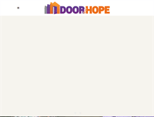 Tablet Screenshot of doorofhope.us